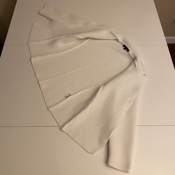 Amanda & Chelsea Knit Sweater Cardigan Textured Cotton Size Medium - Picture 7 of 14